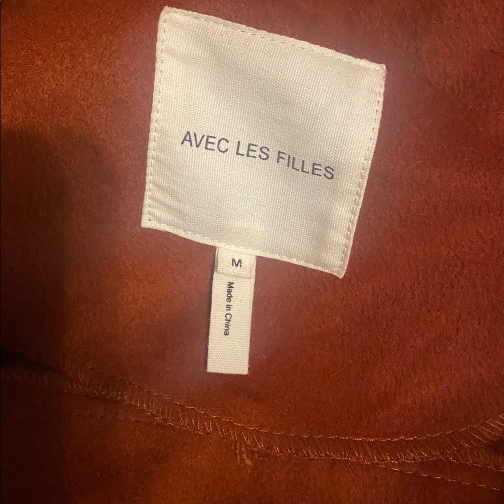 Avec Les Filles Terracotta Rust Color Jacket - Picture 2 of 6
